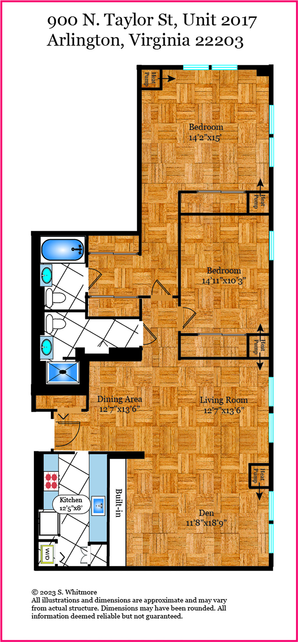 513_floorplan_level-web  |   | Arlington Delaware Real Estate For Sale | MLS# Vaar2036946  - Best of Northern Virginia